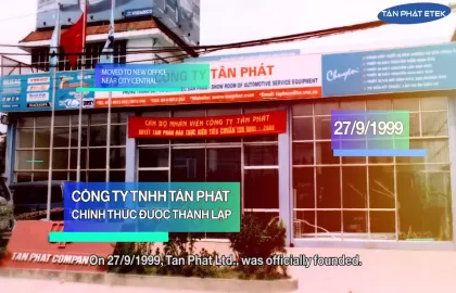 Trưng bày sản phẩm tại trụ sở Tân Phát ETEK